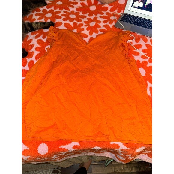 Calligraphie orange tank top - Picture 4 of 5